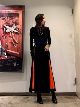 「アイテム（スカート）」を使った、kazuyoさん（レディース・165cm）の夏コーディネート
