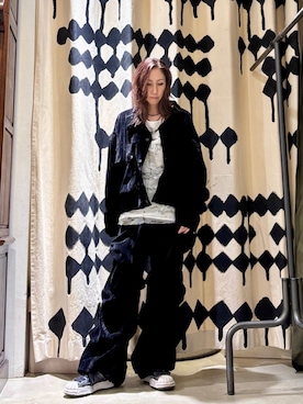 「アイテム（ブルゾン）」を使った、kazuyoさん（レディース・165cm）の夏コーディネート