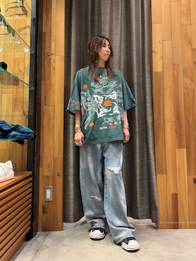 「FR(13)NDS（フレンズ）のアイテム」を使った、kazuyoさん（レディース・165cm）の春コーディネート