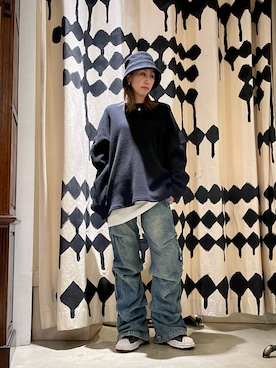 「ROYAL FLASH（ロイヤルフラッシュ）のアイテム」を使った、kazuyoさん（レディース・165cm）の冬コーディネート