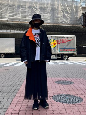 「STUD MUFFIN」｜「アイテム（ブルゾン）」を使った、kazuyoさん（レディース・165cm）の秋コーディネート