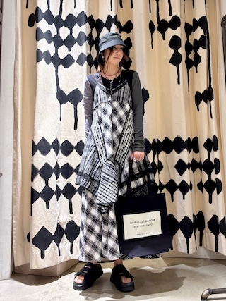 AULA AILA（アウラアイラ）の「AULA AILA/アウラアイラ/CHECK CAMISOLE