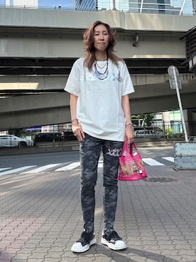 「guernika（ゲルニカ）のアイテム」を使った、kazuyoさん（レディース・165cm）の夏コーディネート