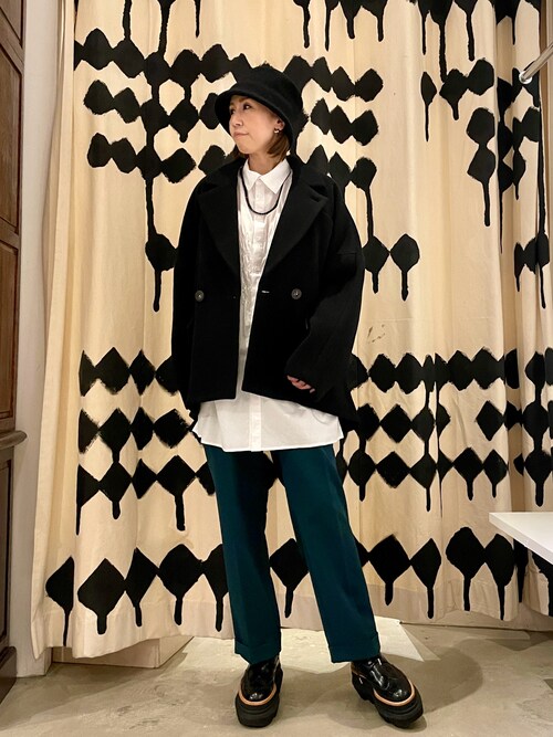 UN3D.（アンスリード）の「UN3D./アンスリード/DOLMAN MIDDLE WOOL CT