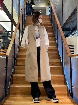 kazuyoさん（レディース・165cm）の春コーディネート