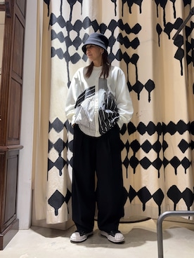 「UN3D.（アンスリード）のアイテム」を使った、kazuyoさん（レディース・165cm）の冬コーディネート