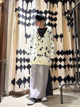 「アイテム（カーディガン/ボレロ、その他）」を使った、kazuyoさん（レディース・165cm）の秋コーディネート