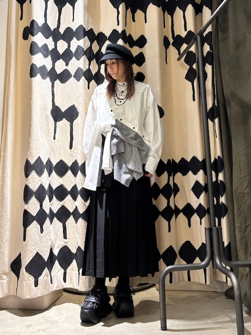 セール】AULA AILA/アウラアイラ/別注ボックスプリーツスカート