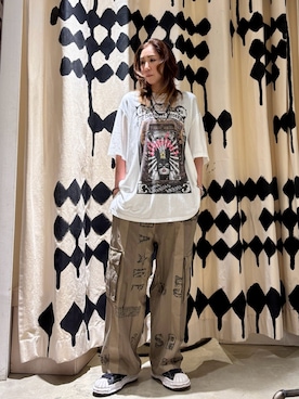 「SHARE SPIRIT（シェアースピリット）のアイテム」を使った、kazuyoさん（レディース・165cm）の夏コーディネート