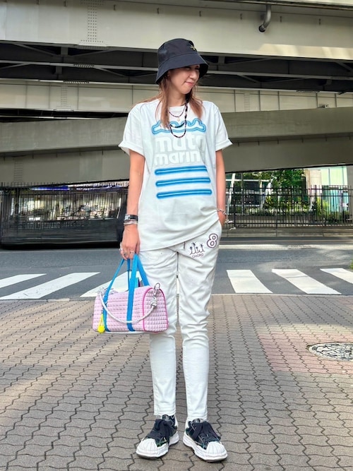 muta MARINE tシャツ MARINE/ムータ マリン/別注 NEON WAVE SS