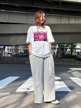 「STUD MUFFIN（スタッドマフィン）のアイテム」を使った、kazuyoさん（レディース・165cm）の夏コーディネート