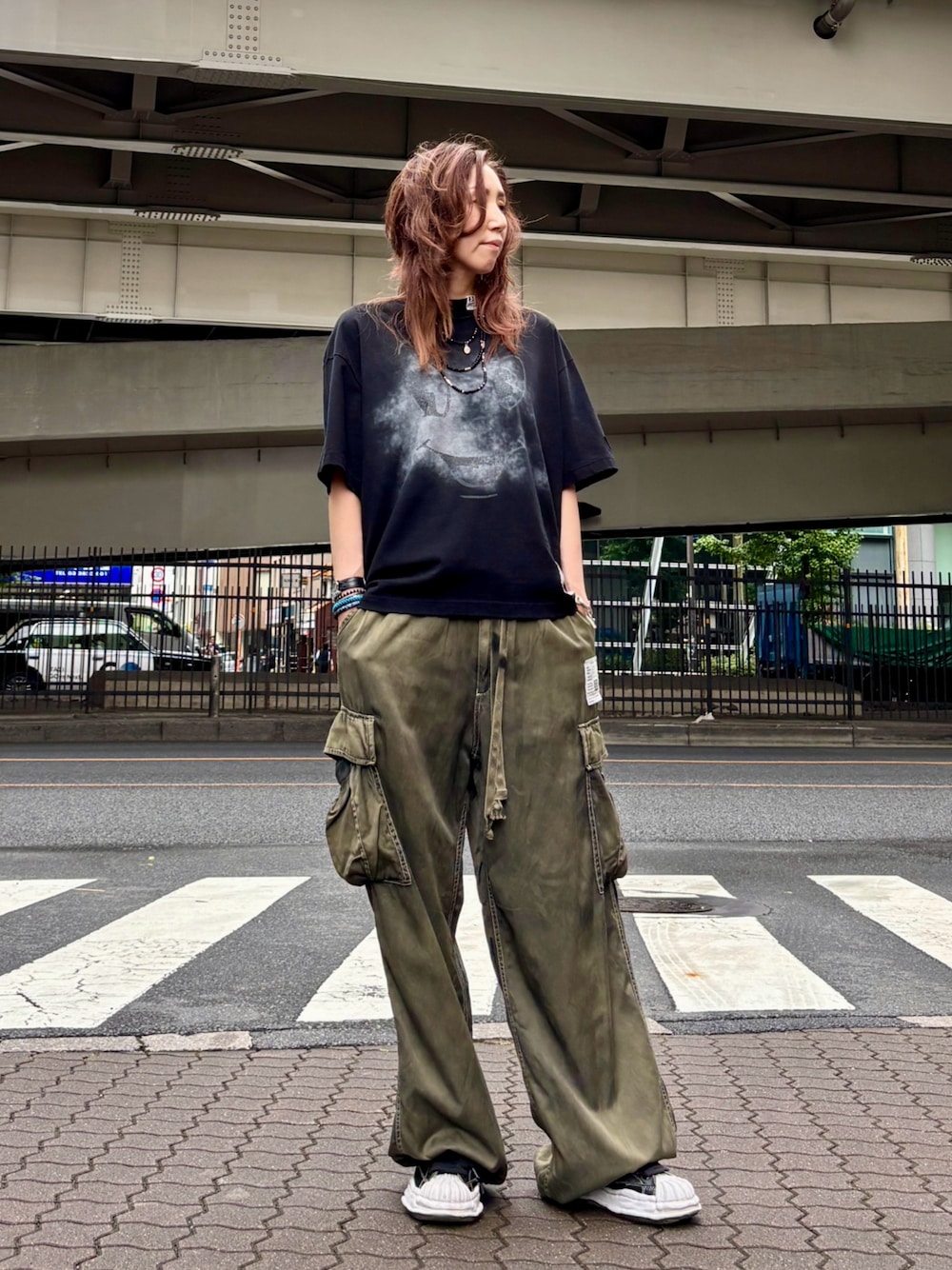 Maison MIHARA YASUHIROのカーゴパンツを使った人気ファッション