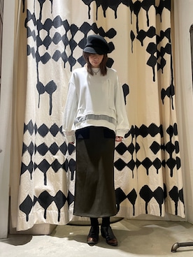 「Risley（リズレー）のアイテム」を使った、kazuyoさん（レディース・165cm）の冬コーディネート