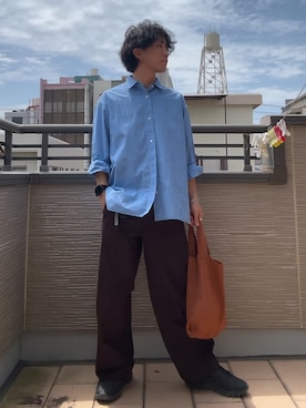 「CITEN（シテン）のアイテム」を使った、shuさん（メンズ・160cm）の春コーディネート