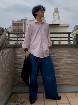 「selle glant（セレグランテ）のアイテム」を使った、shuさん（メンズ・160cm）の春コーディネート