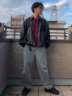 「CITEN（シテン）のアイテム」を使った、shuさん（メンズ・160cm）の冬コーディネート