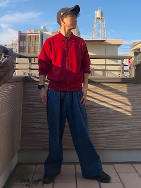 「アイテム（シューズ）」を使った、shuさん（メンズ・160cm・30代）の冬コーディネート