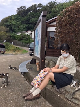 「J.M. WESTON（ジェイエムウエストン）のアイテム」を使った、ayakoさん（レディース・159cm）の秋コーディネート