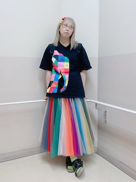 「アイテム（ヘアピン）」を使った、だるさん（レディース・152cm）の秋コーディネート