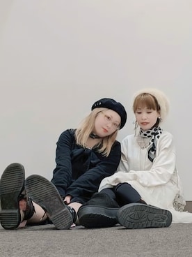 「アイテム（福袋/福箱）」を使った、だるさん（レディース・152cm）の冬コーディネート