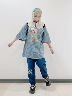 「Handmade（ハンドメイド）のアイテム」を使った、だるさん（レディース・152cm）の秋コーディネート