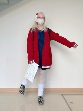 「FRAPBOIS（フラボア）のアイテム」を使った、だるさん（レディース・152cm）の春コーディネート