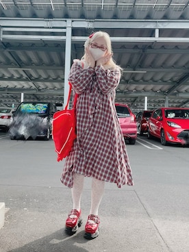 「Handmade（ハンドメイド）のアイテム」を使った、だるさん（レディース・152cm）の春コーディネート