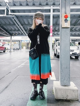 「アイテム（メガネ）」を使った、だるさん（レディース・152cm）の秋コーディネート