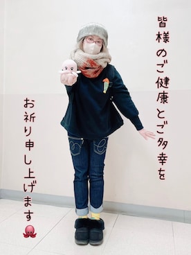 だるさん（レディース・152cm）の冬コーディネート