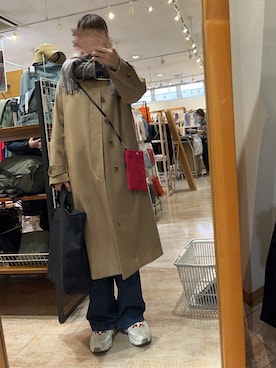 「BATONER（バトナー）のアイテム」を使った、fufufuさん（レディース・161cm）の冬コーディネート