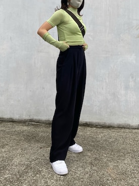 「FEKETE（フェケテ）のアイテム」を使った、SHIUさん（レディース・161cm）の夏コーディネート