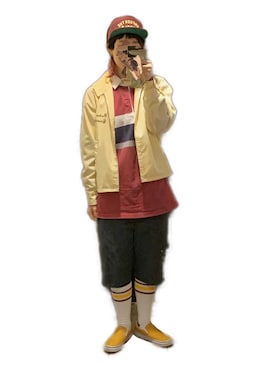 「80s」｜「アイテム（その他アウター）」を使った、てれれさん（レディース・162cm）の秋コーディネート