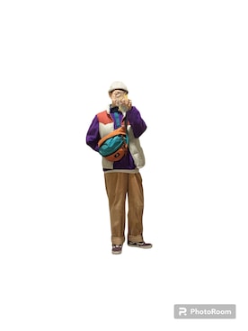 「WOOLRICH（ウールリッチ）のアイテム」を使った、てれれさん（レディース・162cm）の冬コーディネート