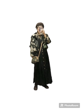 「古着女子」｜「アイテム（ワンピース/ドレス）」を使った、てれれさん（レディース・162cm）の春コーディネート