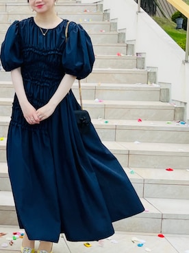 「結婚式」｜KIKIさん（レディース・159cm）の夏コーディネート