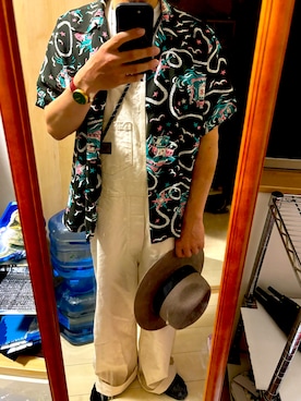 「SUN SURF（サンサーフ）のアイテム」を使った、ぴろたんさん（メンズ・176cm）の秋コーディネート