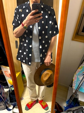 「WACKO MARIA（ワコマリア）のアイテム」を使った、ぴろたんさん（メンズ・176cm）の春コーディネート