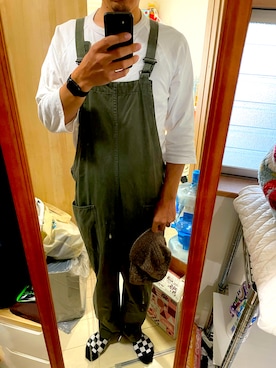 「Johnbull Private labo（ジョンブルプライベートラボ）のアイテム（パンツ）」を使った、ぴろたんさん（メンズ・176cm）の秋コーディネート