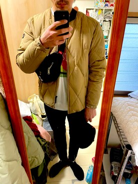 「YETI（イエティ）のアイテム」を使った、ぴろたんさん（メンズ・176cm）の冬コーディネート