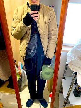 「YETI（イエティ）のアイテム」を使った、ぴろたんさん（メンズ・176cm）の冬コーディネート