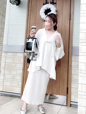 「SLOBE IENA（スローブイエナ）のアイテム（バレエシューズ）」を使った、seiさん（レディース・149cm）の春コーディネート