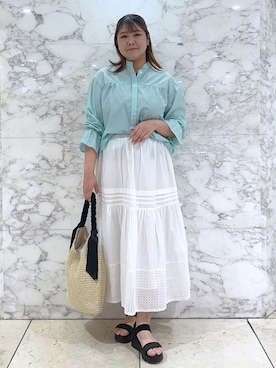 「grove（グローブ）のアイテム」を使った、Arisaさん（レディース・164cm）の春コーディネート