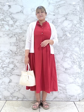 「grove（グローブ）のアイテム」を使った、Arisaさん（レディース・164cm）の夏コーディネート