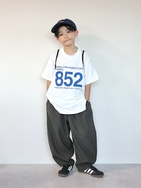 ORITSUさん（キッズ・123cm）の夏コーディネート