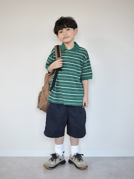 「KEEN（キーン）のアイテム」を使った、ORITSUさん（キッズ・120cm）の春コーディネート