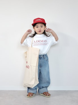 ORITSUさん(キッズ・123cm)の夏コーディネート