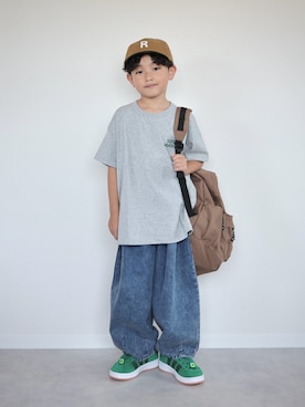 「アイテム（バッグ）」を使った、ORITSUさん（キッズ・120cm）の夏コーディネート