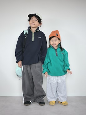 「CIAOPANIC TYPY（チャオパニックティピー）のアイテム」を使った、ORITSUさん（キッズ・125cm）の秋コーディネート