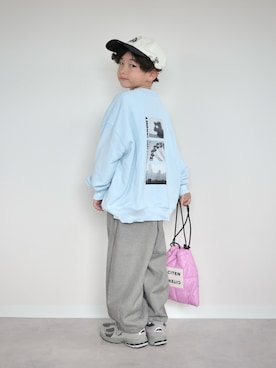 「アイテム（バッグ）」を使った、ORITSUさん（キッズ・120cm）の秋コーディネート