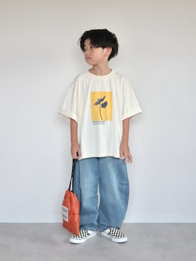 「CITEN（シテン）のアイテム」を使った、ORITSUさん（キッズ・124cm）の夏コーディネート